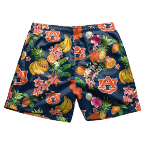 Auburn Tigers NCAA Mens Fruit Life 5.5" Swimming Trunks