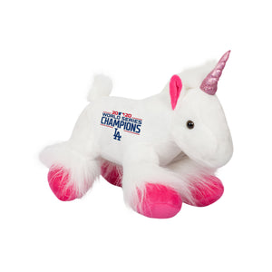 Los Angeles Dodgers MLB 2020 World Series Champions Plush Unicorn
