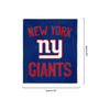 New York Giants NFL Throw Blanket With Plush Bear