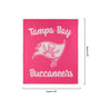 Tampa Bay Buccaneers NFL Throw Blanket With Plush Unicorn