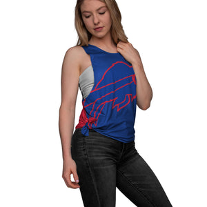 Buffalo Bills NFL Womens Side-Tie Sleeveless Top