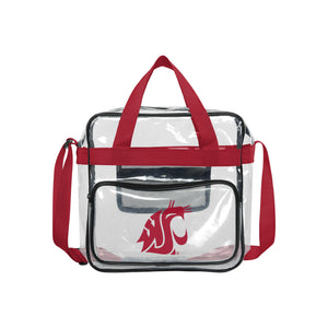 Washington State Cougars NCAA Clear High End Messenger Bag