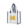 Michigan Wolverines NCAA Clear Reusable Bag