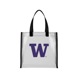 Washington Huskies NCAA Clear Reusable Bag