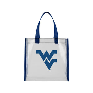 West Virginia Mountaineers NCAA Clear Reusable Bag