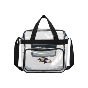Baltimore Ravens NFL Clear High End Messenger Bag