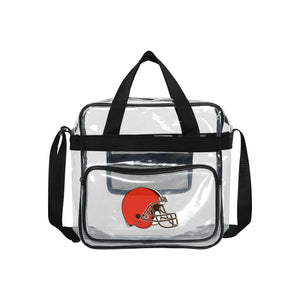 Cleveland Browns NFL Clear High End Messenger Bag