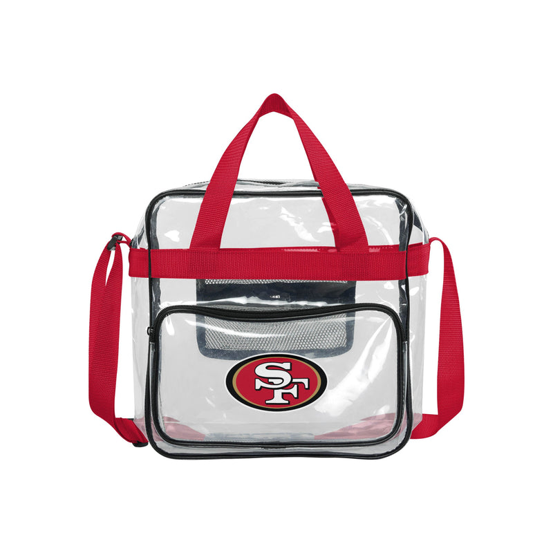 San Francisco 49ers Team Stripe Clear Crossbody Bag