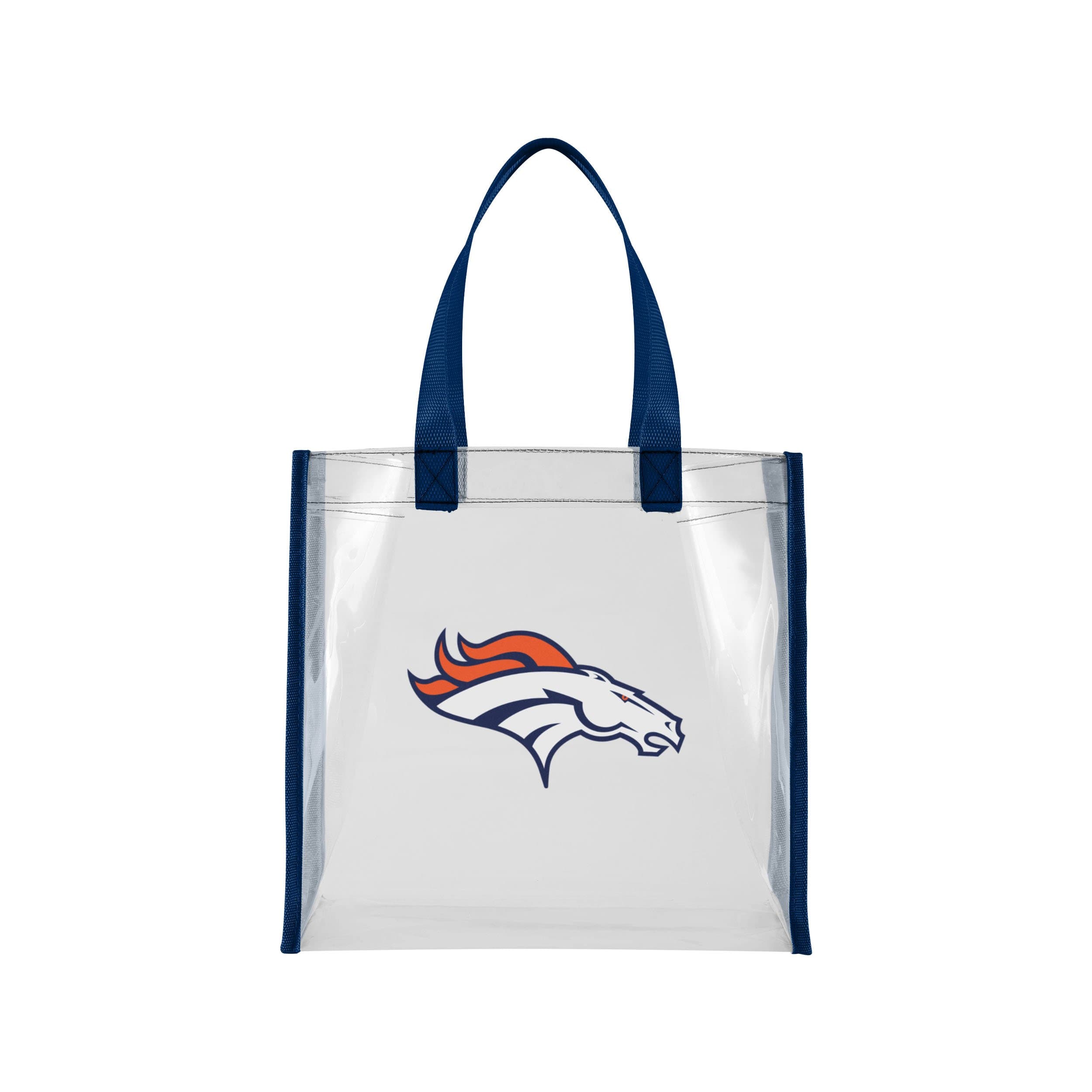 Denver Broncos Custom Clear Tote Bag No Zipper Official Licensed Merchandise!