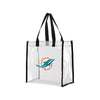 Miami Dolphins NFL Clear Reusable Bag