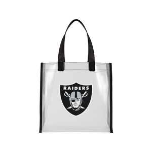 Las Vegas Raiders NFL Clear Reusable Bag