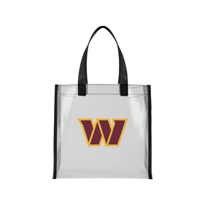 Washington Commanders NFL Clear Reusable Bag