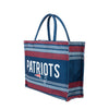 New England Patriots NFL Stitch Pattern Canvas Tote Bag