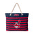 Cleveland Guardians MLB Nautical Stripe Tote Bag