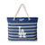 Los Angeles Dodgers MLB Nautical Stripe Tote Bag