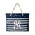 New York Yankees MLB Nautical Stripe Tote Bag