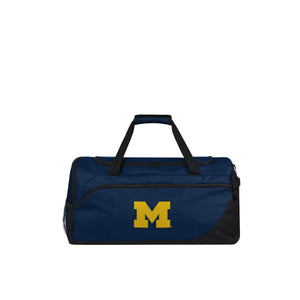 Michigan Wolverines NCAA Solid Big Logo Duffle Bag