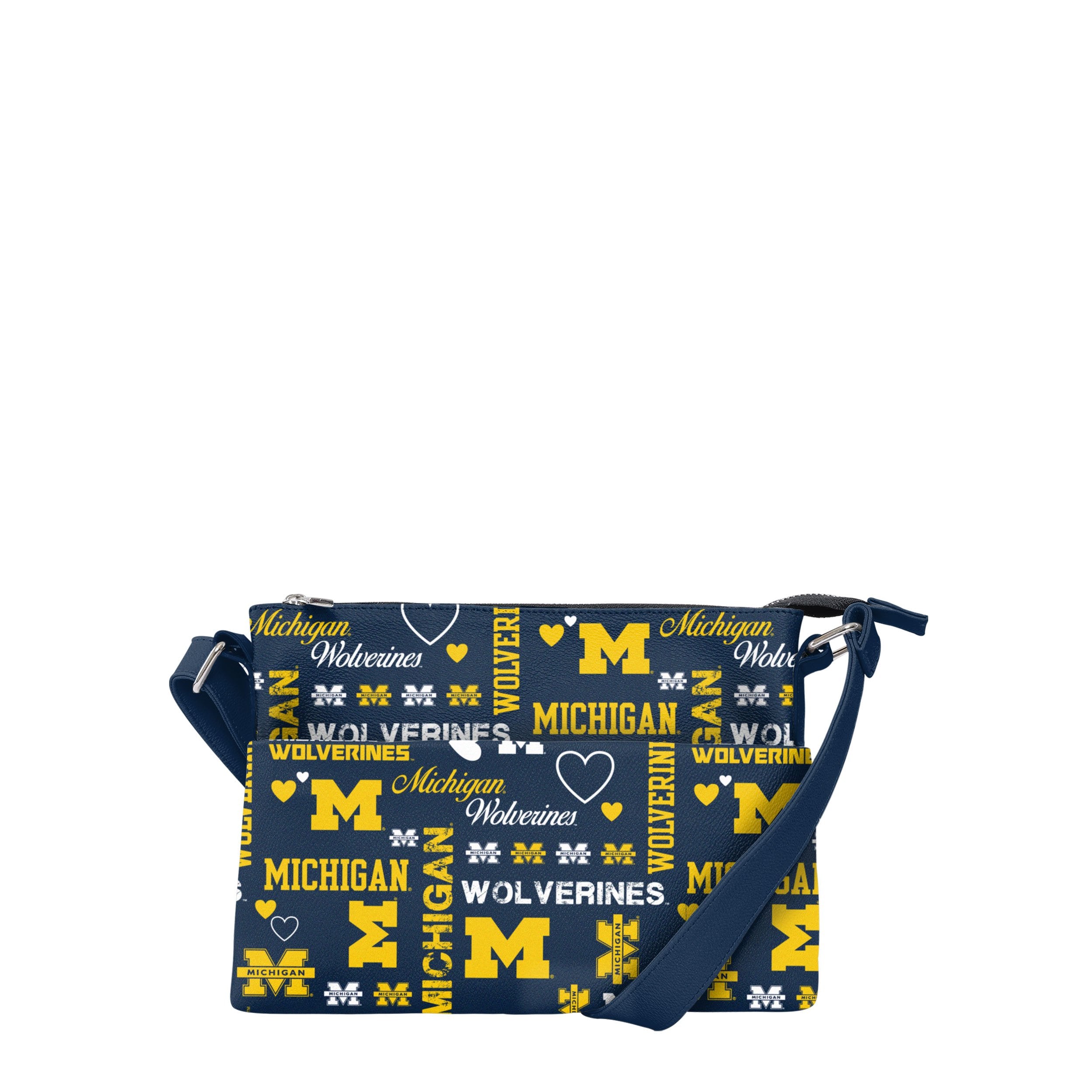 Green Bay Packers Logo Love Crossbody Purse FOCO