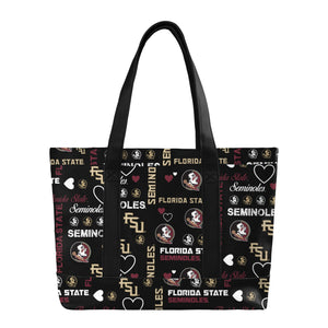 Florida State Seminoles NCAA Logo Love Tote Bag