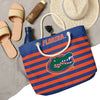 Florida Gators NCAA Nautical Stripe Tote Bag