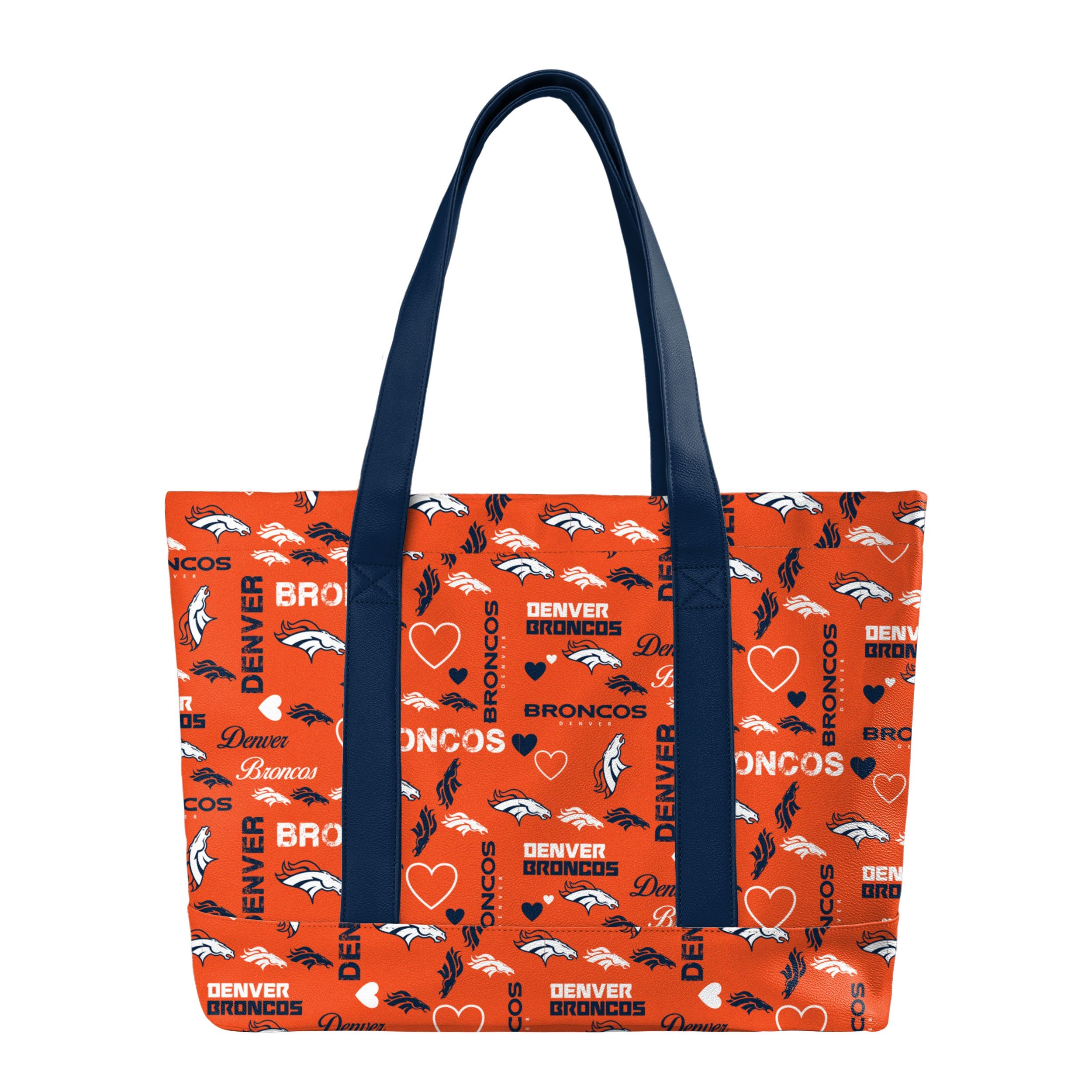 Denver Broncos NFL 4 Pack Reusable Shopping Bag