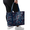 New England Patriots NFL Logo Love Tote Bag