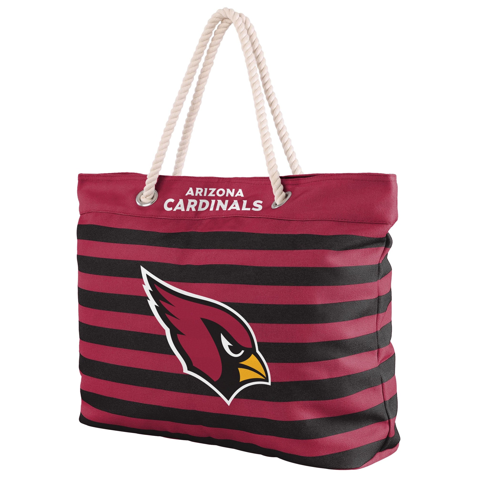 Arizona Cardinals NFL Nautical Stripe Tote Bag