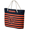 NFL Nautical Stripe Tote Bag - Pick Your Team!