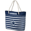 NFL Nautical Stripe Tote Bag - Pick Your Team!