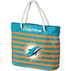 NFL Nautical Stripe Tote Bag - Pick Your Team!