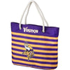 NFL Nautical Stripe Tote Bag - Pick Your Team!