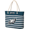 NFL Nautical Stripe Tote Bag - Pick Your Team!