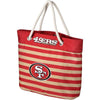 NFL Nautical Stripe Tote Bag - Pick Your Team!