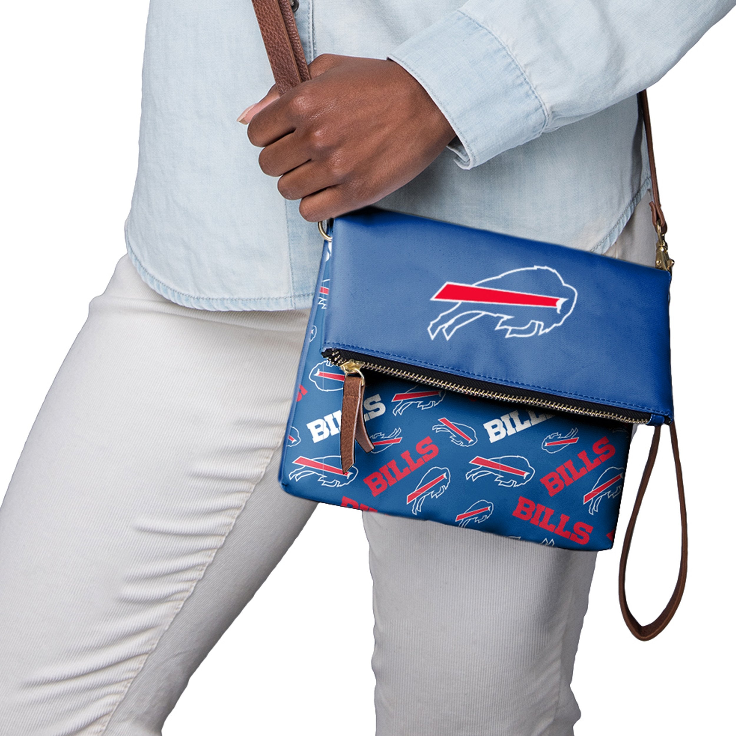 NFL Bills Zip Zip Satchel