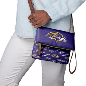 Baltimore Ravens NFL Printed Collection Foldover Tote Bag