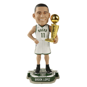 Milwaukee Bucks 2021 NBA Champions Brook Lopez Bobblehead