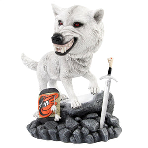 Game of Thrones™ Baltimore Orioles MLB Direwolf Bobblehead