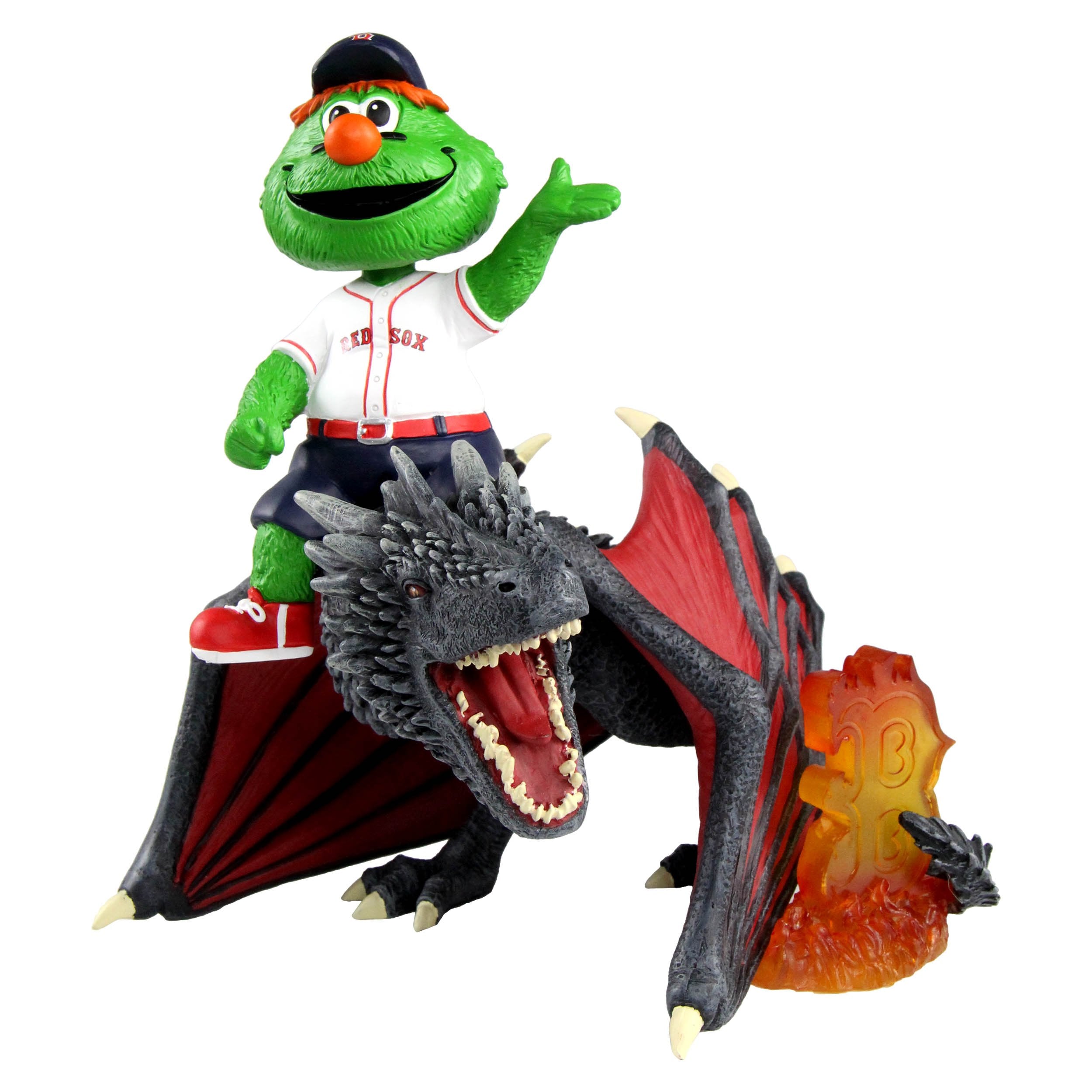 Wally The Green Monster Boston Red Sox Gate Series Mascot Bobblehead Officially Licensed by MLB