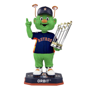 Houston Astros MLB 2022 World Series Champions Orbit Navy Blue Uniform Mascot Bobblehead