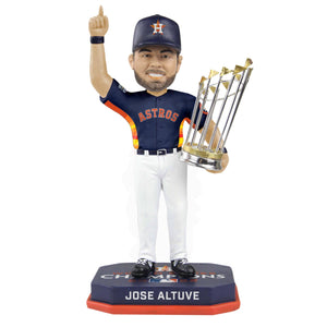 Houston Astros MLB 2022 World Series Champions Jose Altuve Navy Blue Uniform Bobblehead