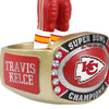 Kansas City Chiefs NFL Super Bowl LVII Champions Travis Kelce Ring Base Bighead Bobblehead