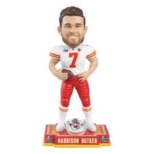 Kansas City Chiefs NFL Super Bowl LVII Champions Harrison Butker Bobblehead
