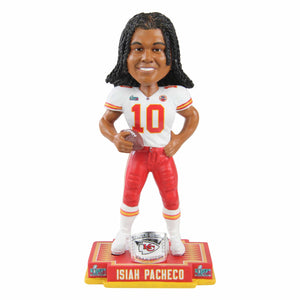 Kansas City Chiefs NFL Super Bowl LVII Champions Isiah Pacheco Bobblehead