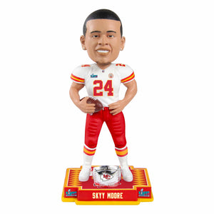 Kansas City Chiefs NFL Super Bowl LVII Champions Skyy Moore Bobblehead