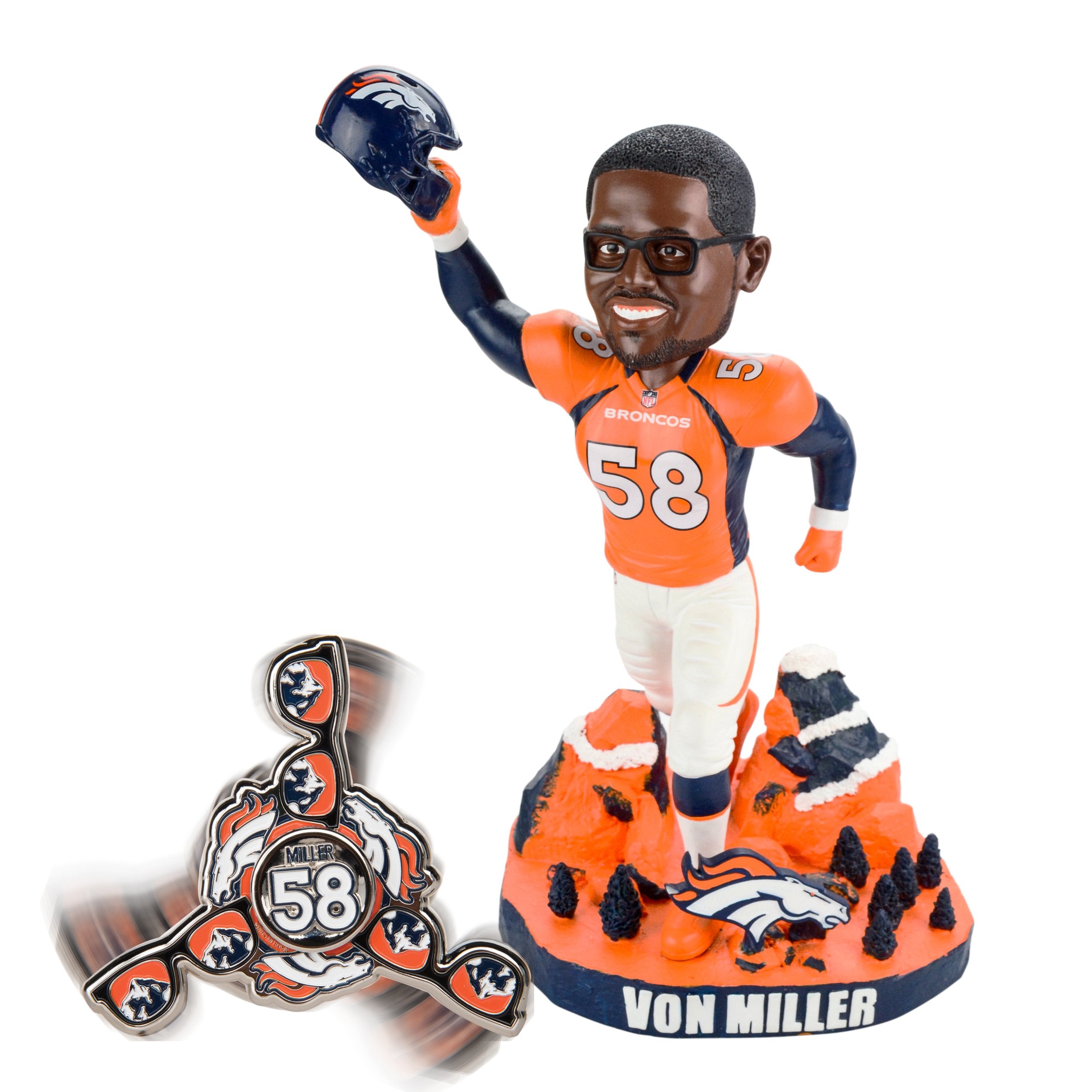 Von Miller Broncos Color Rush. Denver broncos , Denver broncos , Denver  broncos, Von Miller Denver Broncos HD phone wallpaper