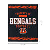 Cincinnati Bengals NFL Team Property Sherpa Plush Throw Blanket