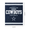 Dallas Cowboys NFL Team Property Sherpa Plush Throw Blanket