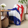 New York Giants NFL Supreme Slumber Plush Throw Blanket