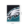 Philadelphia Eagles NFL Supreme Slumber Plush Throw Blanket