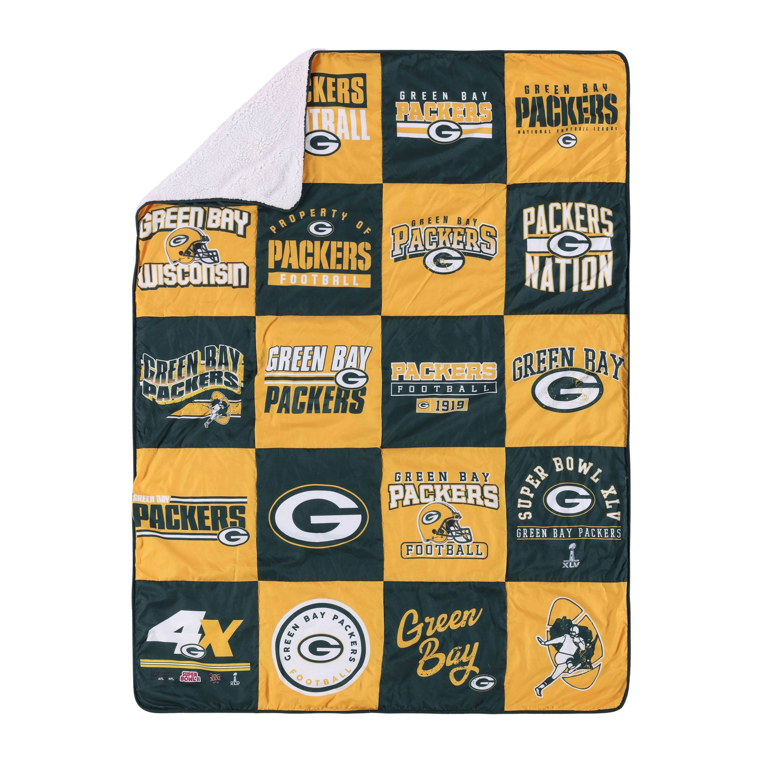 Green Bay Packers NFL Team Pride Patches Quilt